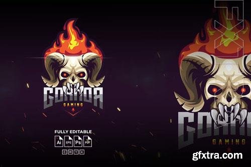 Skull Logo Template