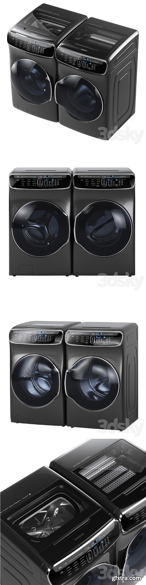 Samsung FlexWash Washer FlexDry Dryer Laundry