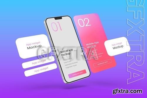 Mobile App Promo Mockup AEC3M9P