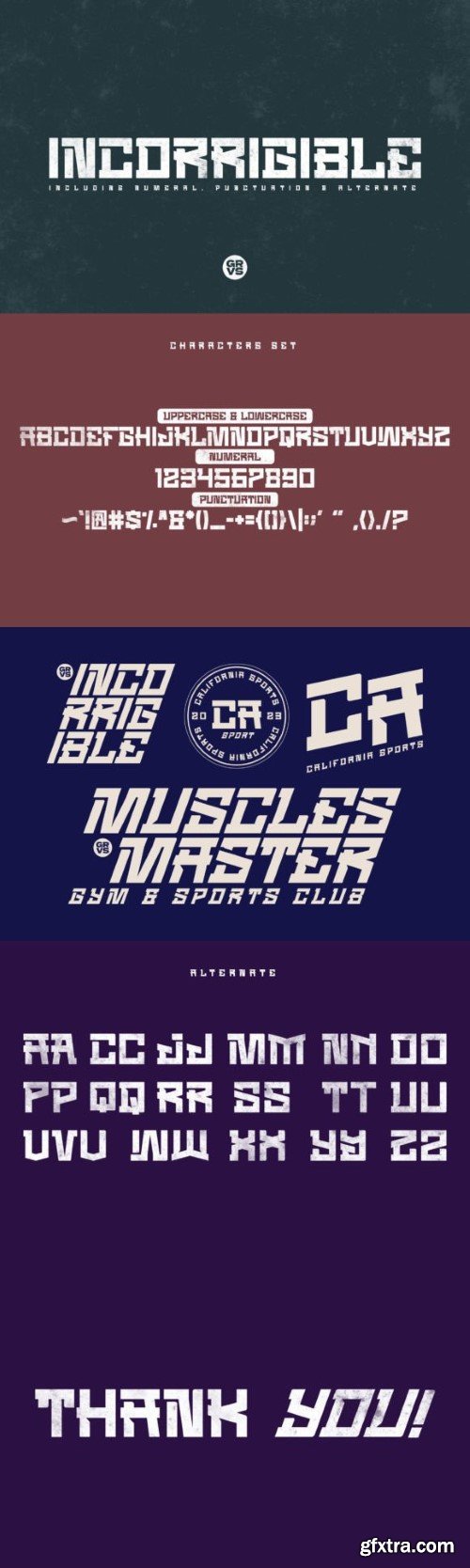 Grvs Incorrigible Modern Sport Font