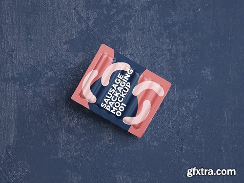 Sausage Packaging Mockup 001 QG9UU5X