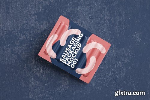 Sausage Packaging Mockup 001 QG9UU5X