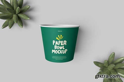 Paper Bowl Mockup 3S5LMDJ