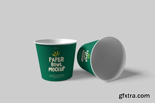 Paper Bowl Mockup 3S5LMDJ