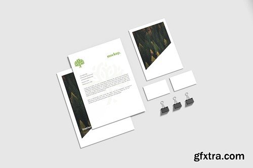 Brand Identity and Stationery Mockup DBW2JHM