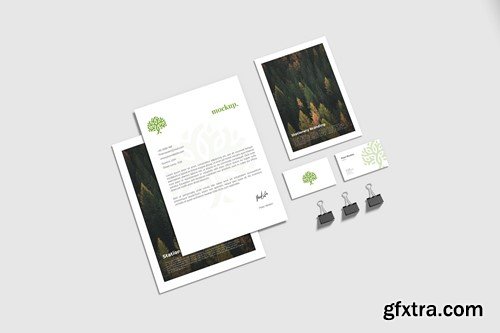 Brand Identity and Stationery Mockup DBW2JHM