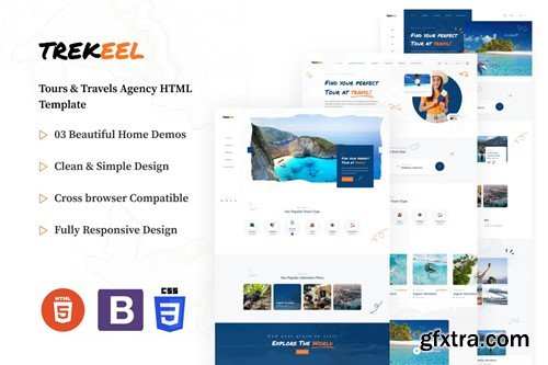 Trekee-Tours & Travels Agency HTML Template YVWPVBR