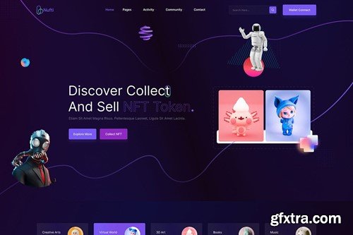 Nufti - NFT Marketplace React Template 8W2AYB5
