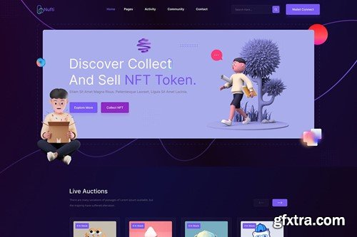 Nufti - NFT Marketplace React Template 8W2AYB5