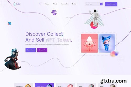 Nufti - NFT Marketplace React Template 8W2AYB5