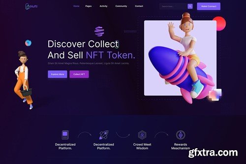 Nufti - NFT Marketplace React Template 8W2AYB5