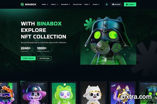 Binabox - NFT Portfolio React Template 5CM834Y