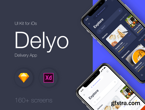 Delyo iOS UI Kit Ui8.net