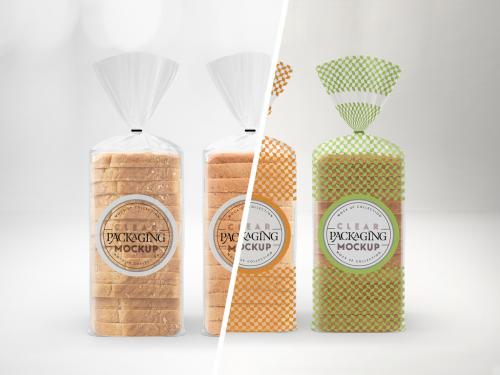 3 Clear Bread Bags Mockup 273208416