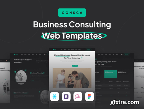 CONSCA - Business Consulting Web Templates Ui8.net