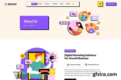 SeoMx - Seo & Digital Marketing HTML Template 86VL7Y9