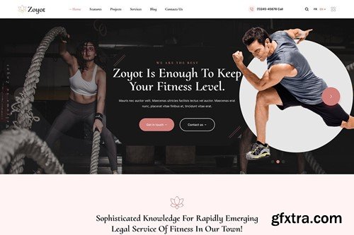 Zoyot - Sports and Fitness HTML Template F2JKSAF