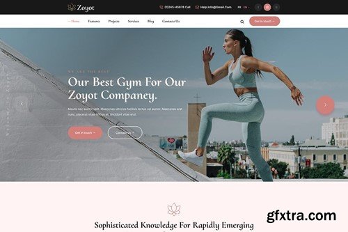 Zoyot - Sports and Fitness HTML Template F2JKSAF