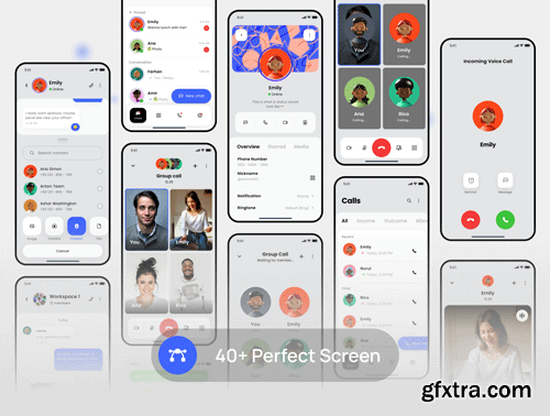 Chatinc - Message App UI KIT Ui8.net