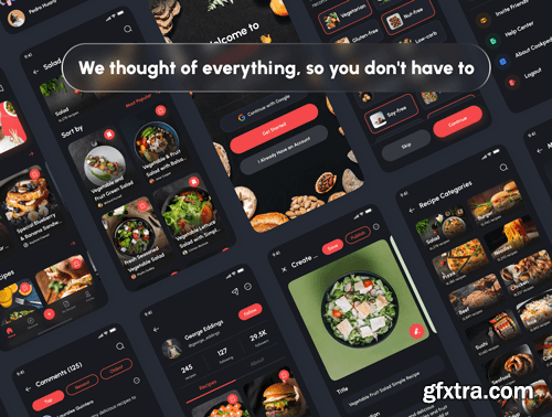 Cookpedia - Food Recipe App UI Kit Ui8.net