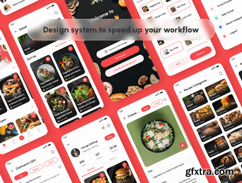 Cookpedia - Food Recipe App UI Kit Ui8.net