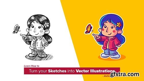 Turn your sketches into Vector Illustrations