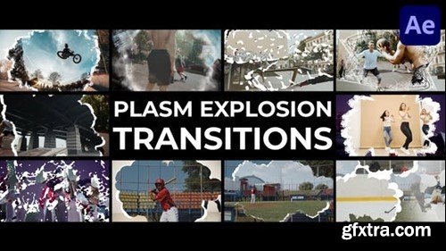 Videohive Plasm Explosion Transitions for After Effects 46230034