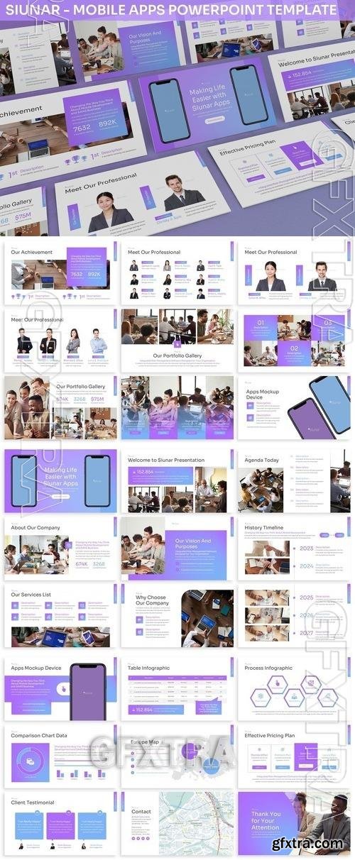 Siunar - Mobile Apps Powerpoint Template JM4YPZ3