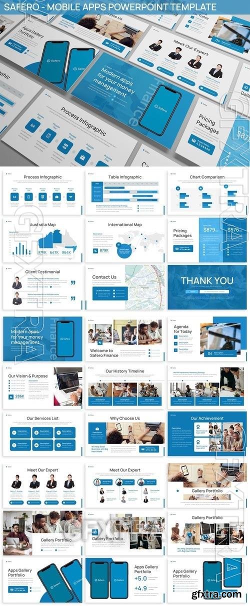 Safero - E-Wallet Powerpoint Template BQG88F2