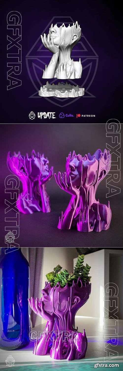 Melted girl &ndash; 3D Print Model