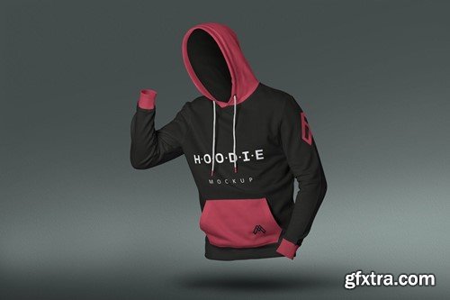 Fleece Hoodie Mockups 5QJ7GRV