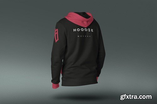 Fleece Hoodie Mockups 5QJ7GRV