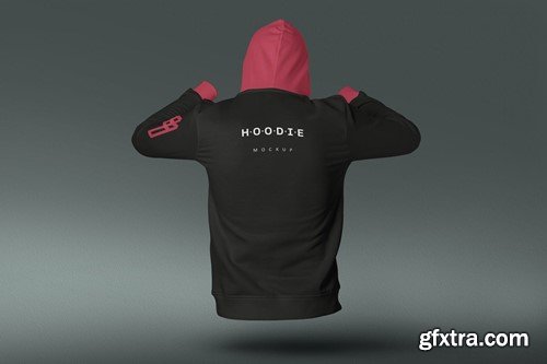 Fleece Hoodie Mockups 5QJ7GRV