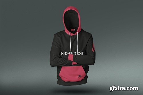 Fleece Hoodie Mockups 5QJ7GRV