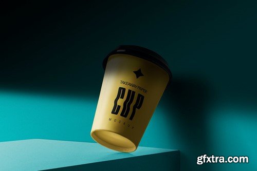 Takeaway Paper Cup With Lid Mockups RC3C48H