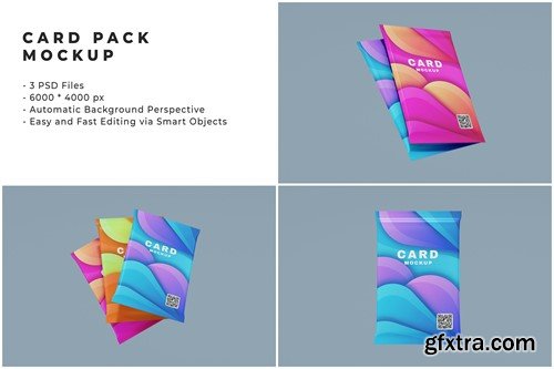 Card Pack Mockup 766XTT2