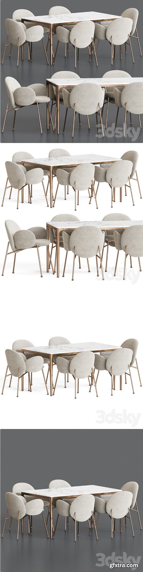 Ola Chair Canto Table Dining Set