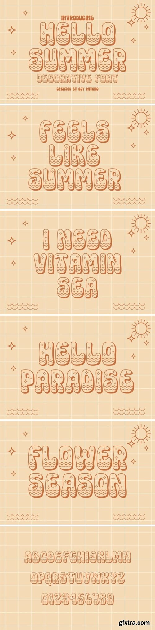 Hello Summer Font