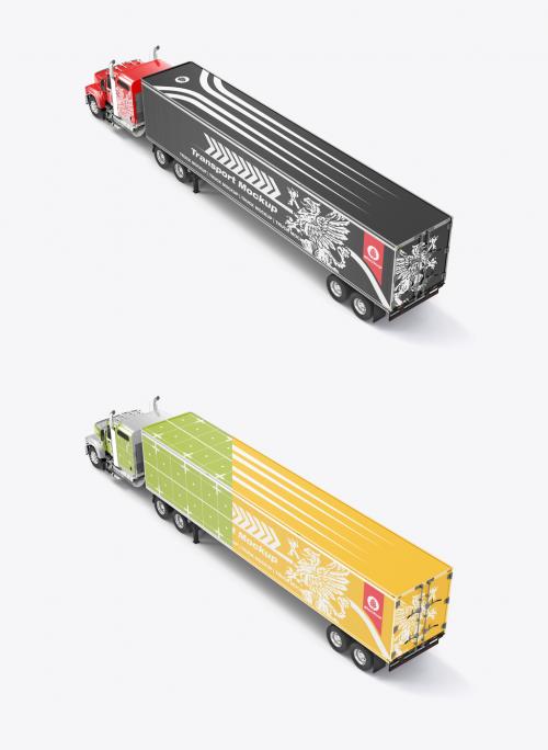 Heavy Truck Mockup 591074782