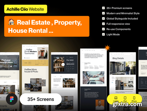 Achille Ciio - Real Estate Web Templates Ui8.net