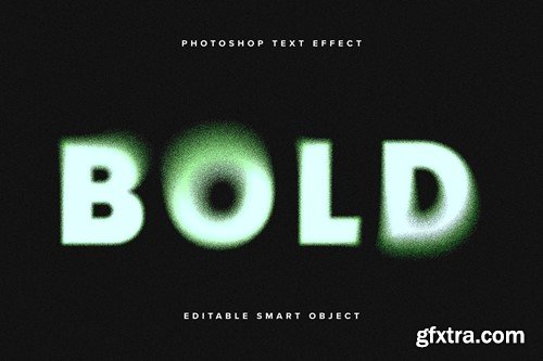 Green Dissolving PSD Text Effect CASJMVJ