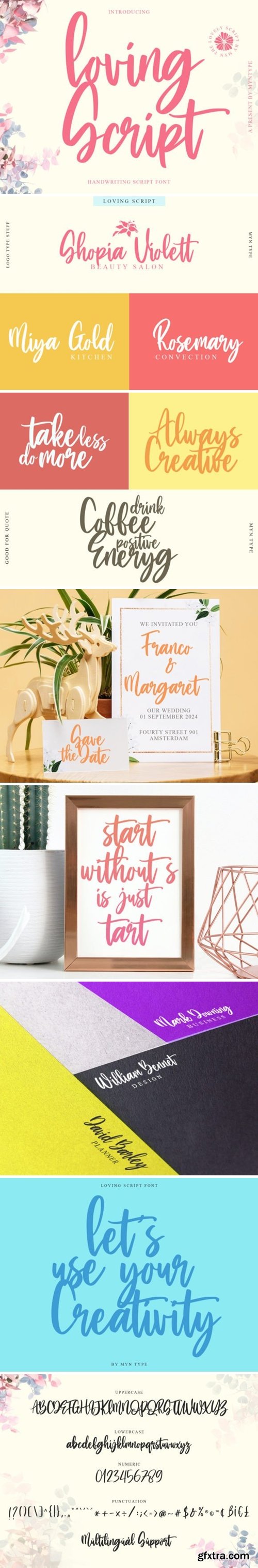 Loving Script Font