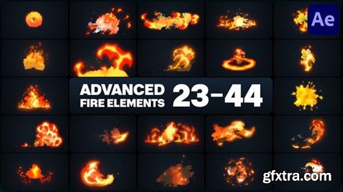 Videohive Advanced Fire Elements for After Effects 46302571