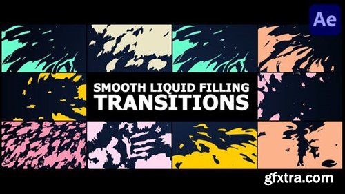 Videohive Smooth Liquid Filling Transitions for After Effects 46303239