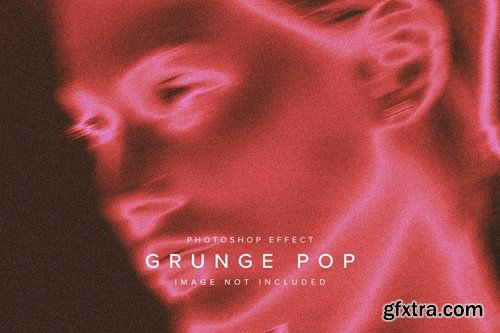 Grunge Pop PSD Photo Effect URFBLQR