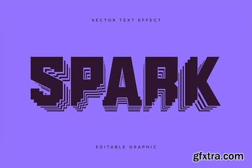 Layered Vector Text Effect Mockup W5U398V