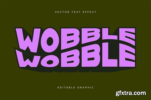 Warped Vector Text Effect Mockup WX9CLNZ