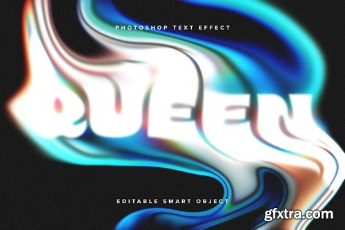 Trippy Melting PSD Text Effect WZQUXYP