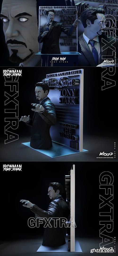Wicked - Tony Stark Wall &ndash; 3D Print Model