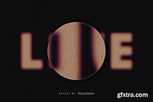 Grunge Halftone PSD Text Effect 765MQ6C